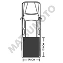 Cubre Pick Up Tapa Rigida Plegable Dodge Ram 1500 (2002 - 2023) 5,7 FT