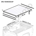 Lona Maritima Dodge Ram 1500 (2002 - 2023) 5,7 FT