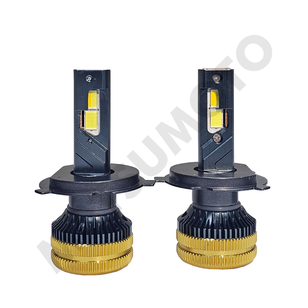 H4 Set Ampolletas Super Led 18.000 lumenes bicolor 240w