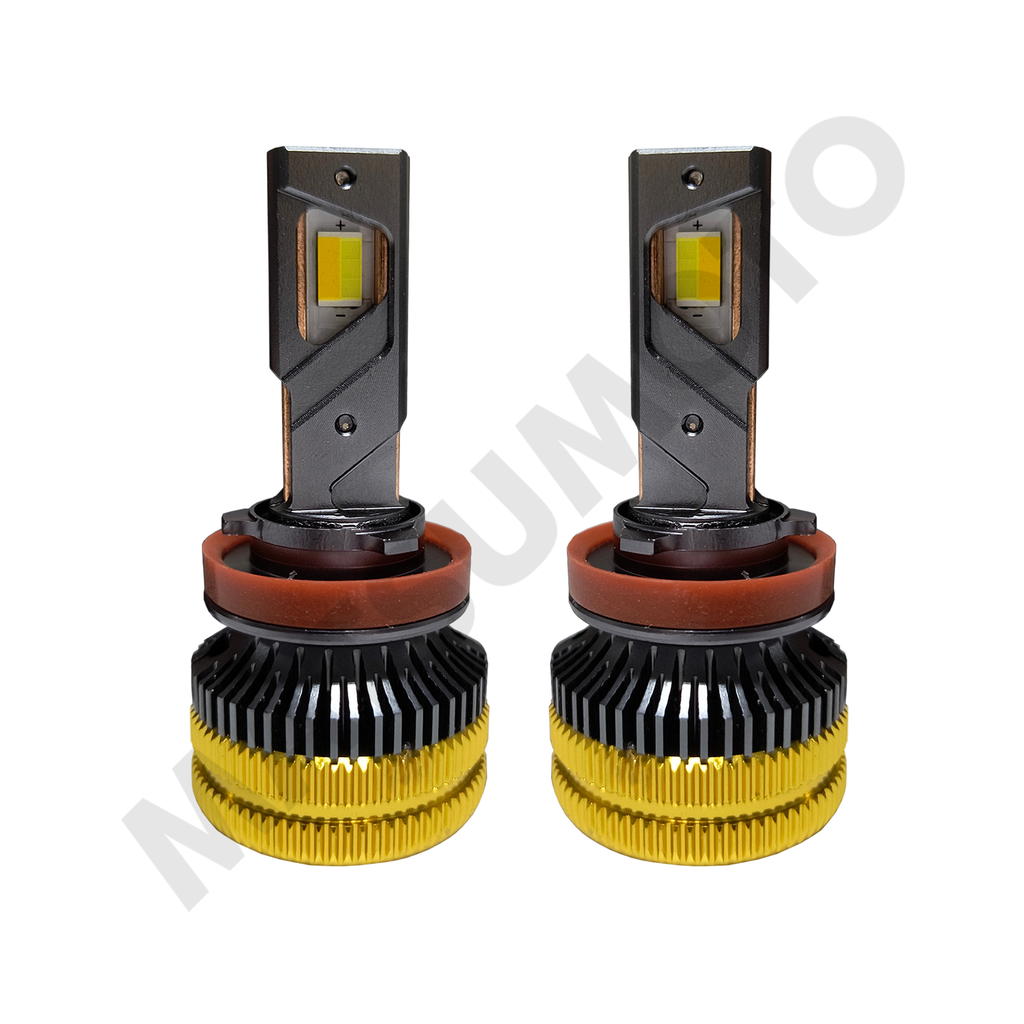 H11 Set Ampolletas Super Led 18.000 lumenes bicolor 240w