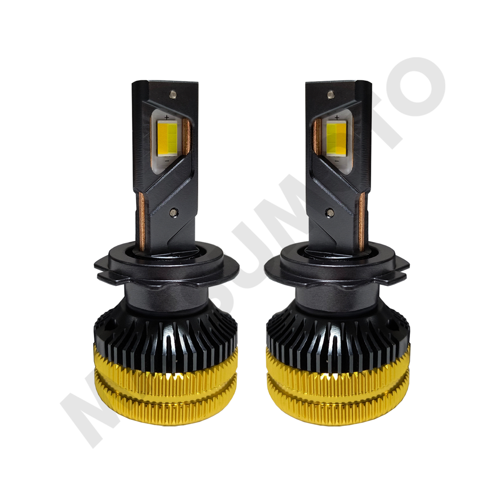 H7 Set Ampolletas Super Led 18.000 lumenes bicolor 240w