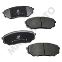 M1377 Pastillas de freno Semi-Metalica delanteras para Kia Sorento (2018 - actual) Hyundai Santa fe 