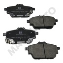 M1588 Pastillas de freno traseras para Nissan Sentra (2019 - on) 