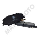 M1628 Pastillas de freno Semi-Metalica delanteras Mazda BT50 ( 2022 - actual) / Chevrolet DMAX (2021 - actual)