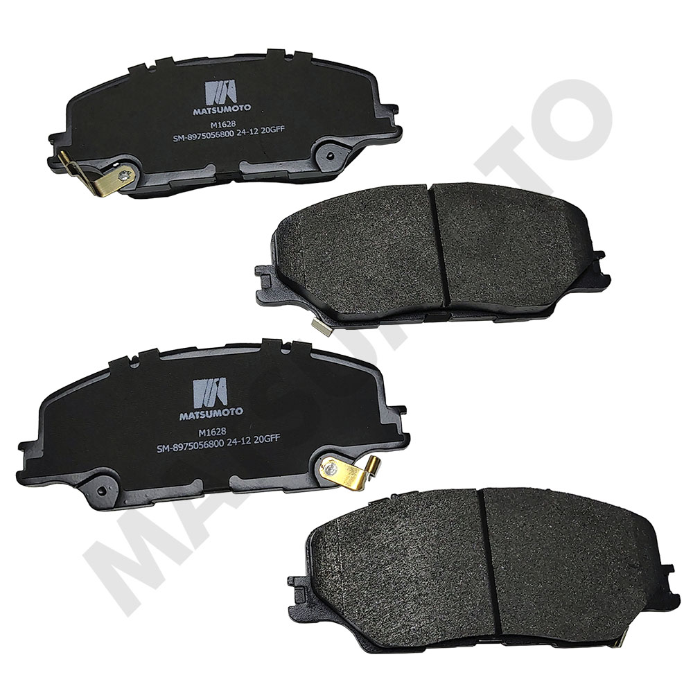 M1628 Pastillas de freno Semi-Metalica delanteras Mazda BT50 ( 2022 - actual) / Chevrolet DMAX (2021 - actual)