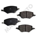 M1530 Pastillas de freno low metal delanteras para chevrolet