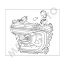 OPTICO Izquierdo para Ford Ranger XLS / XLT / Limited (2023 - actual)
