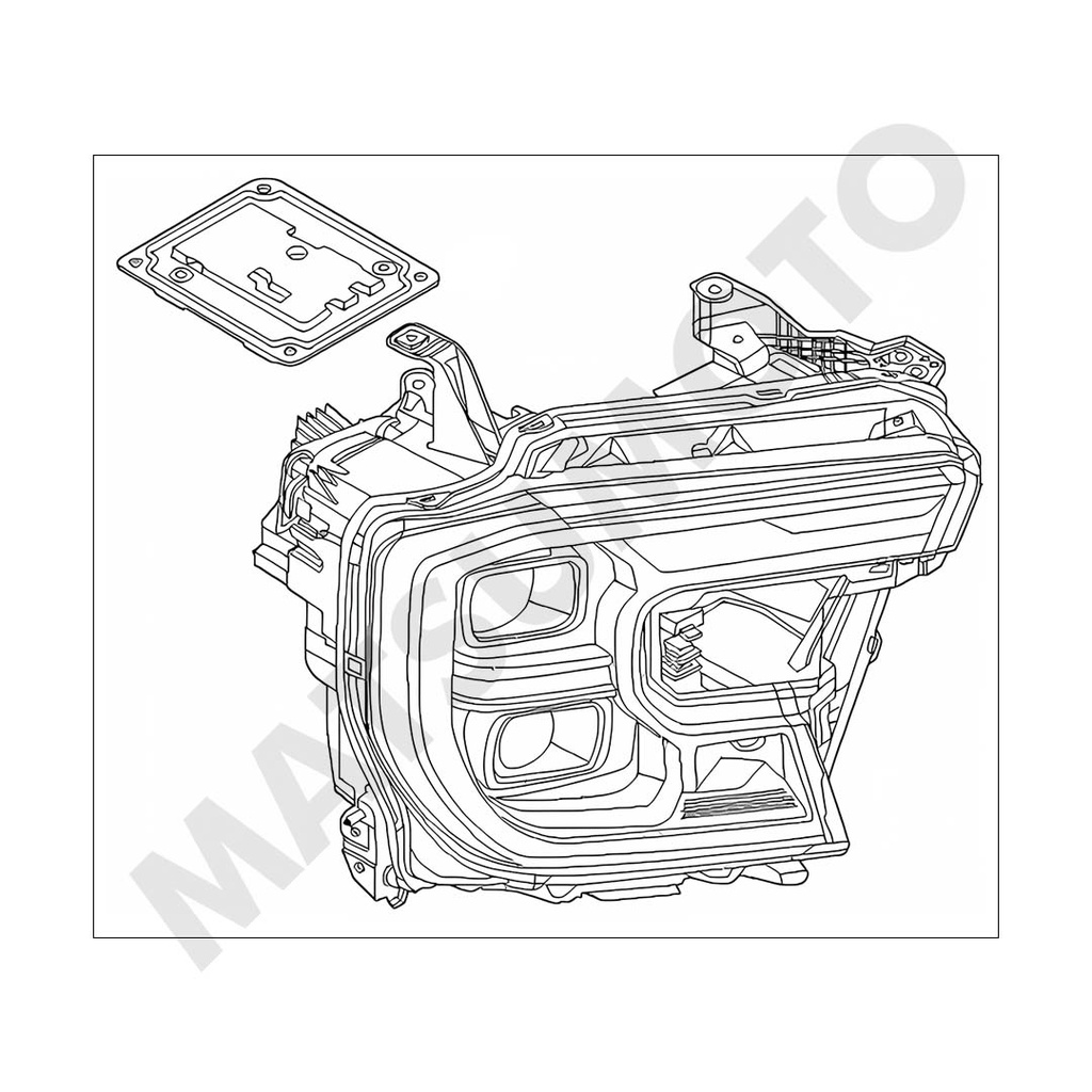 OPTICO Derecho para Ford Ranger RAPTOR (2023 - actual)
