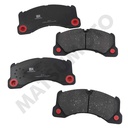 M1141 Pastillas de freno Carbo-Cerámica Delanteras Porsche Cayenne S V8 (2014 - 2020)