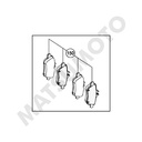 M1244 Pastillas de freno Carbo-Cerámica trasera Mercedes Benz A200 2.0 (2014 - 2019)