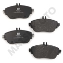 M1278 Pastillas de freno Carbo-Cerámica delanterias Mercedes Benz A200 2.0 (2014 - 2019)