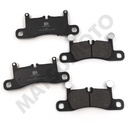 M1453 Pastillas de freno Carbo-Cerámica trasera Porsche Cayenne S V8 (2014 - 2020)