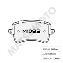 M1083 Pastillas de freno Carbo-Cerámica trasera Audi Q5 2.0 (2016 - ON)