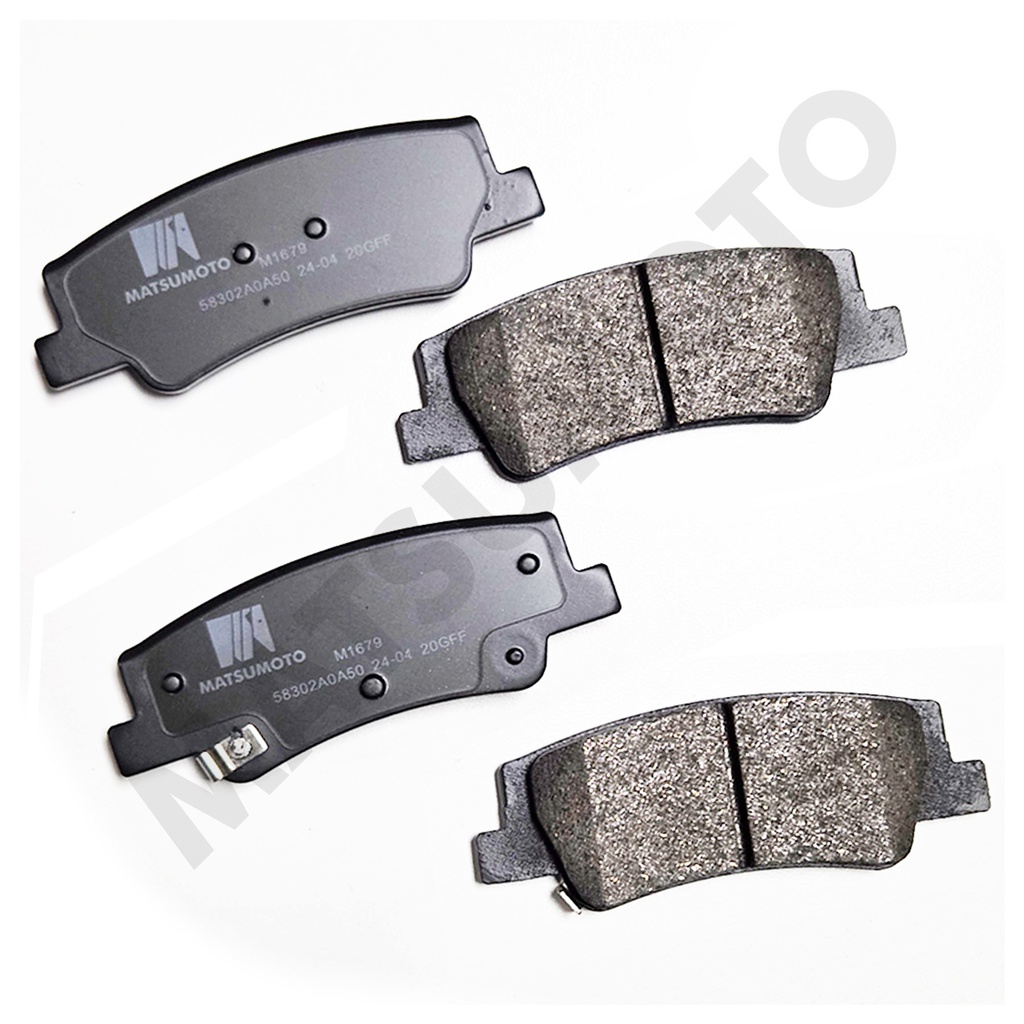 M1679 Pastillas de freno low metal