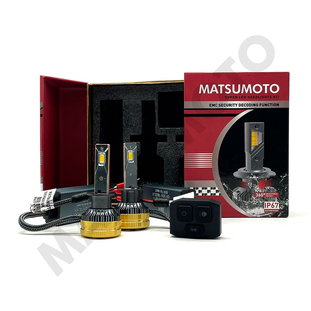 Set de Ampolletas LED M32 H1 18000lm Bicolor