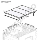 Tapa Rígida Plegable SsangYong Actyon / Musso Pequeña