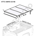 Tapa Rígida Plegable Volkswagen Amarok (2010-2023)