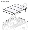 Tapa Rígida Plegable Ford Ranger (2023-2026)