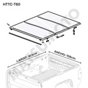 Tapa Rígida Plegable Maxus T60 (2016-ON)