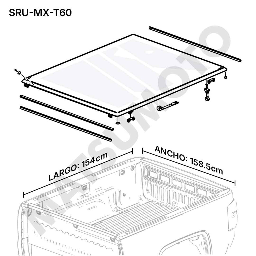 Lona Marítima Maxus T60 (2016-ON)
