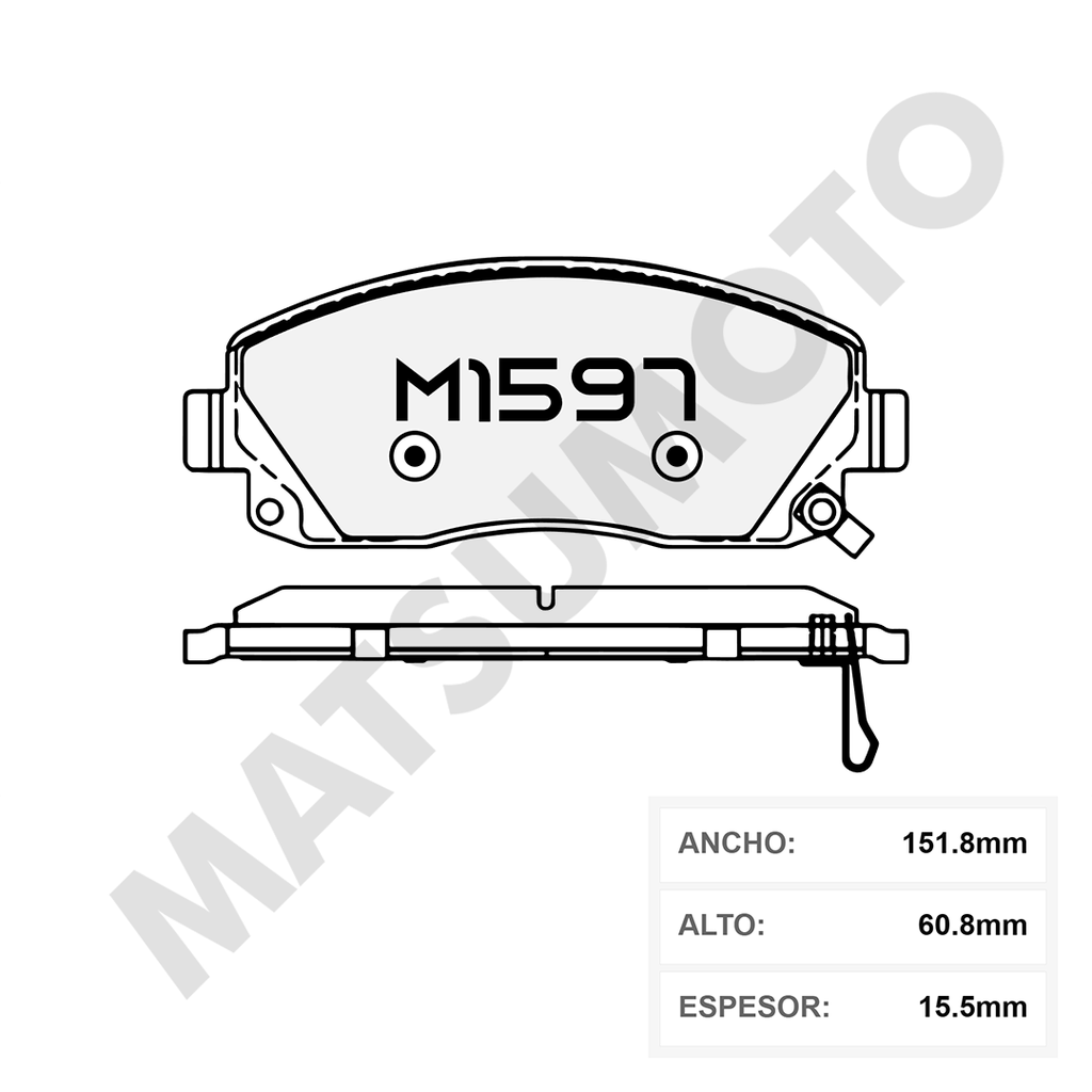 M1235 Pastillas de Freno Low Metal Delanteras POR CONFIRMAR
