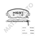 M1235 Pastillas de Freno Low Metal Delanteras POR CONFIRMAR