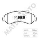 M1525 Pastillas de Freno Cerámica Traseras Mercedes Benz Sprinter (2018-ON)