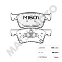 M1601 Pastillas de Freno Cerámica Delanteras Great Wall Haval H6 (2017-ON) / H7 (2019-ON)