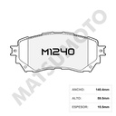 M1240 Pastillas de Freno Cerámica Delanteras Mazda 6 (2013-2024) / CX-5 (2016-2024)