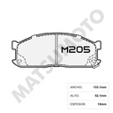 M205 Pastillas de Freno Low Metal Delanteras Kia Frontier Bongo (1997-2004)
