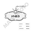 M463 Pastillas de Freno Cerámica Delanteras Peugeot