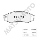 M479 Pastillas de Freno Cerámica Delanteras Mitsubishi L200 (2001-2007)