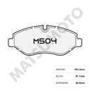 M504 Pastillas de Freno Cerámica Delanteras Mercedes Benz / Volkswagen