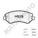 M513 Pastillas de Freno Cerámica Delanteras Chrysler / Dodge / Jeep