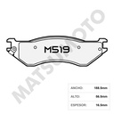 M519 Pastillas de Freno Cerámica Delanteras Dodge RAM 1500 / Durango