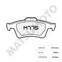 M775 M1191 Pastillas de Freno Cerámica Traseras Renault / Mazda / Nissan / Volvo OEM: 440608281R