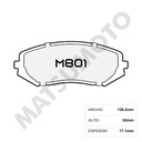 M801 Pastillas de Freno Low Metal Suzuki Grand Nomade (2005-2024) / Grand Vitara (2006-2024)