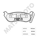 M841 Pastillas de Freno Cerámica Traseras Ford Explorer / Jeep Cherokee / Liberty
