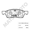 M1167 Pastillas de Freno Cerámica Delanteras Dodge Durango (2011-2024) / Jeep Grand Cherokee (2011-2024)