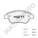 M1277 Pastillas de Freno Cerámica Delanteras Opel Corsa D (2006-2015) / Corsa E (2014-2019)