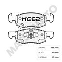 M1362 Pastillas de Freno Cerámica Delanteras Opel Corsa E (2014-2024)