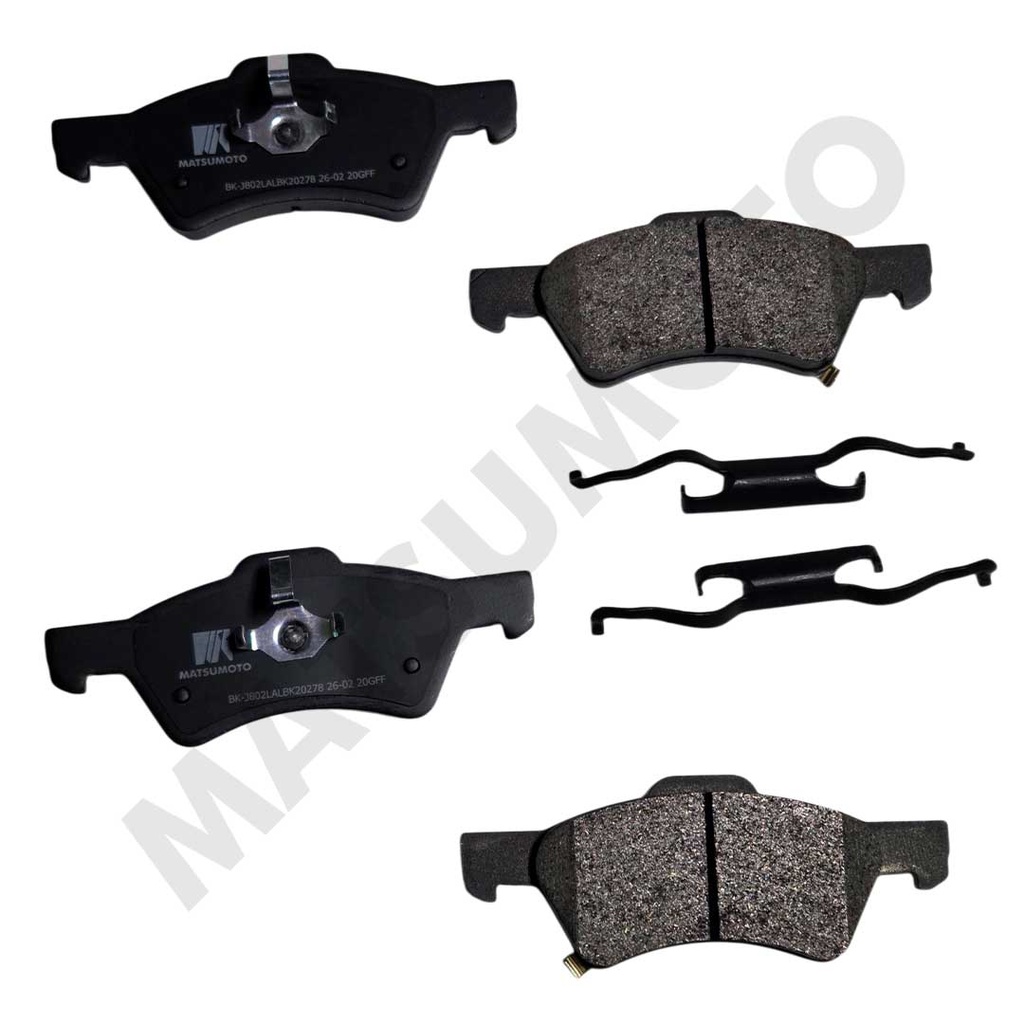 M514 Pastillas de Freno Delanteras para Dodge Grand Carvan (2001 - 2007)