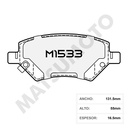 M1533 Pastillas de Freno Delanteras Chery Tiggo 2 / Fulwin