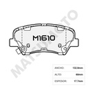 M1610 Pastilla de freno Delanteras Kia Soluto (2021 - actual).