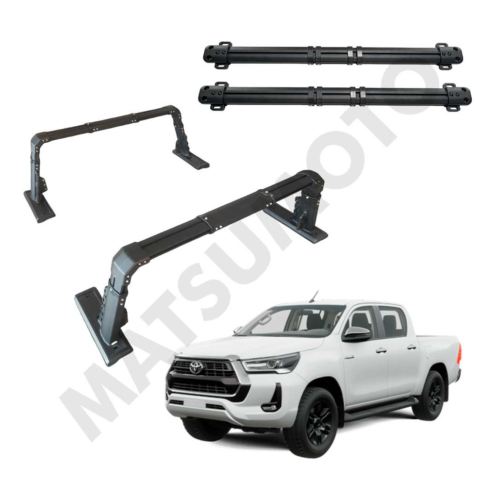 Rack De Pick Up  Mediano / ajustable  (Hilux, L200, Maverick, Amarok)