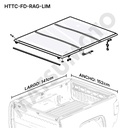 Tapa Plegable Ford Ranger LIMITED (2023 - ON)