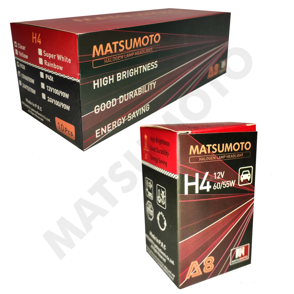 Ampolletas H4 Halogenas Standard