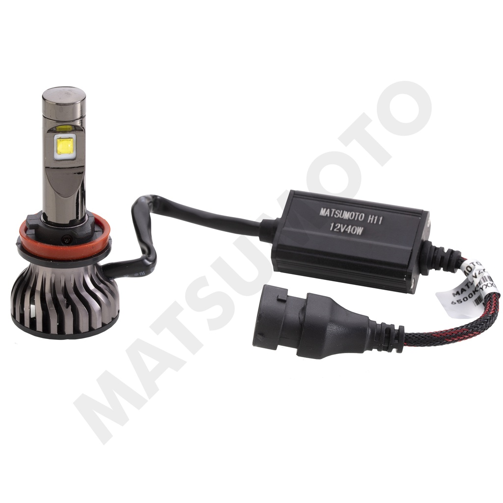 KIT Ampolletas Turbo Led  H8 6000K  L22