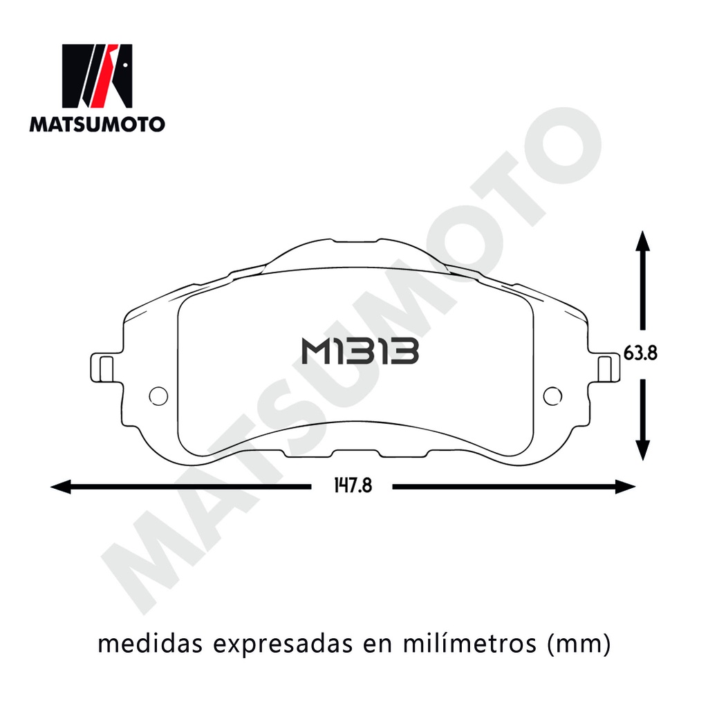 Pastillas de Freno Delanteras para Peugeot GDB2044 / M1313 SM