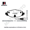 Pastillas de Frenos Delanteras para Volkswagen  Audi GDB1956 / M1306